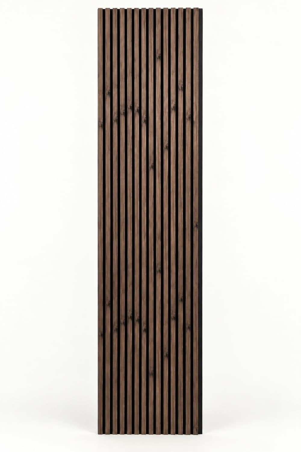Akoestisch wandpaneel Walnut, vooraanzicht